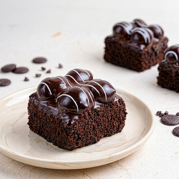 Mono Black Profiterole Torte